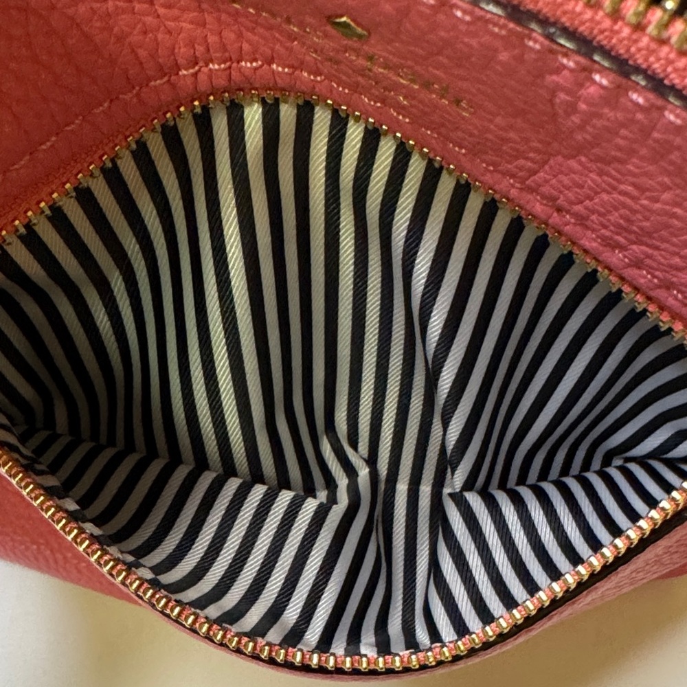 Kate Spade New‎ York Pink Pebbled Leather Crossbody Bag - Picture 9 of 12